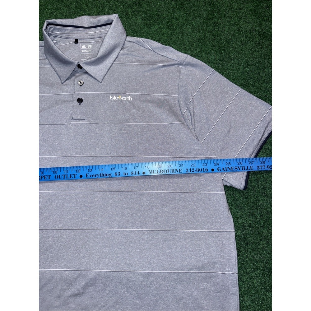 Adidas Climate Golf Polo Men's Size 2XL Isle Worth Golf U25 - Picture 5 of 7